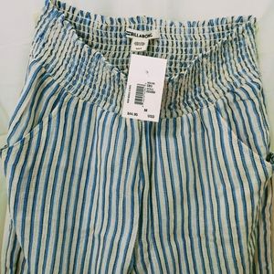 NWT Billabong New Waves Striped Pants In Medium
